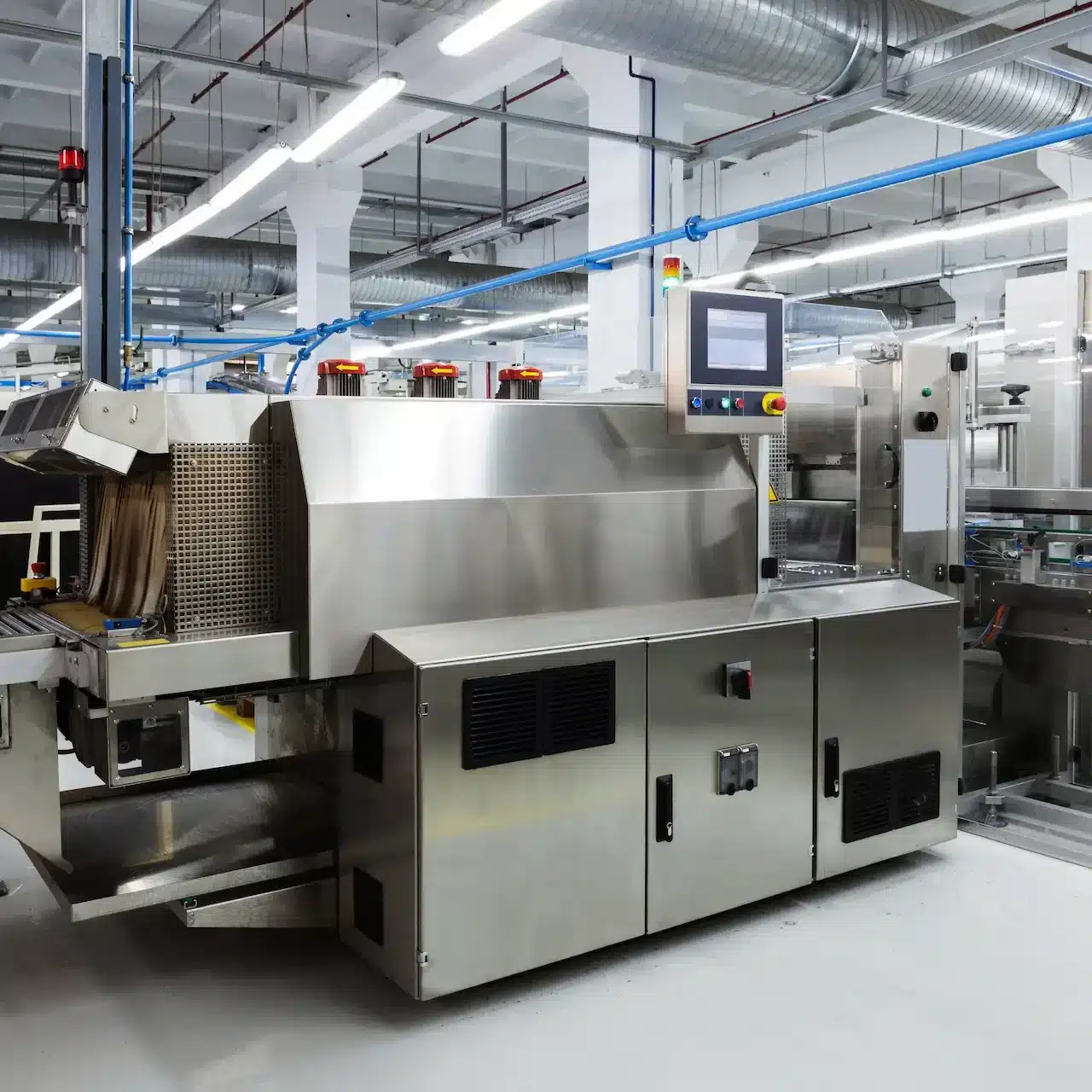 Plant equipment in a factory