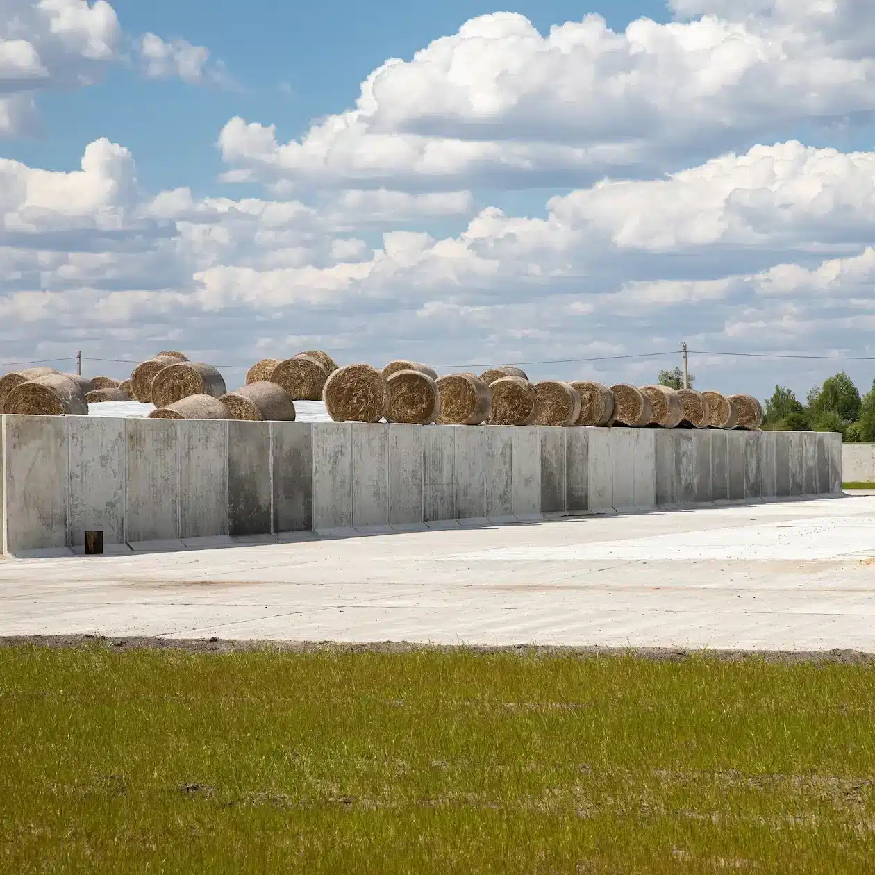 Silage storage facility