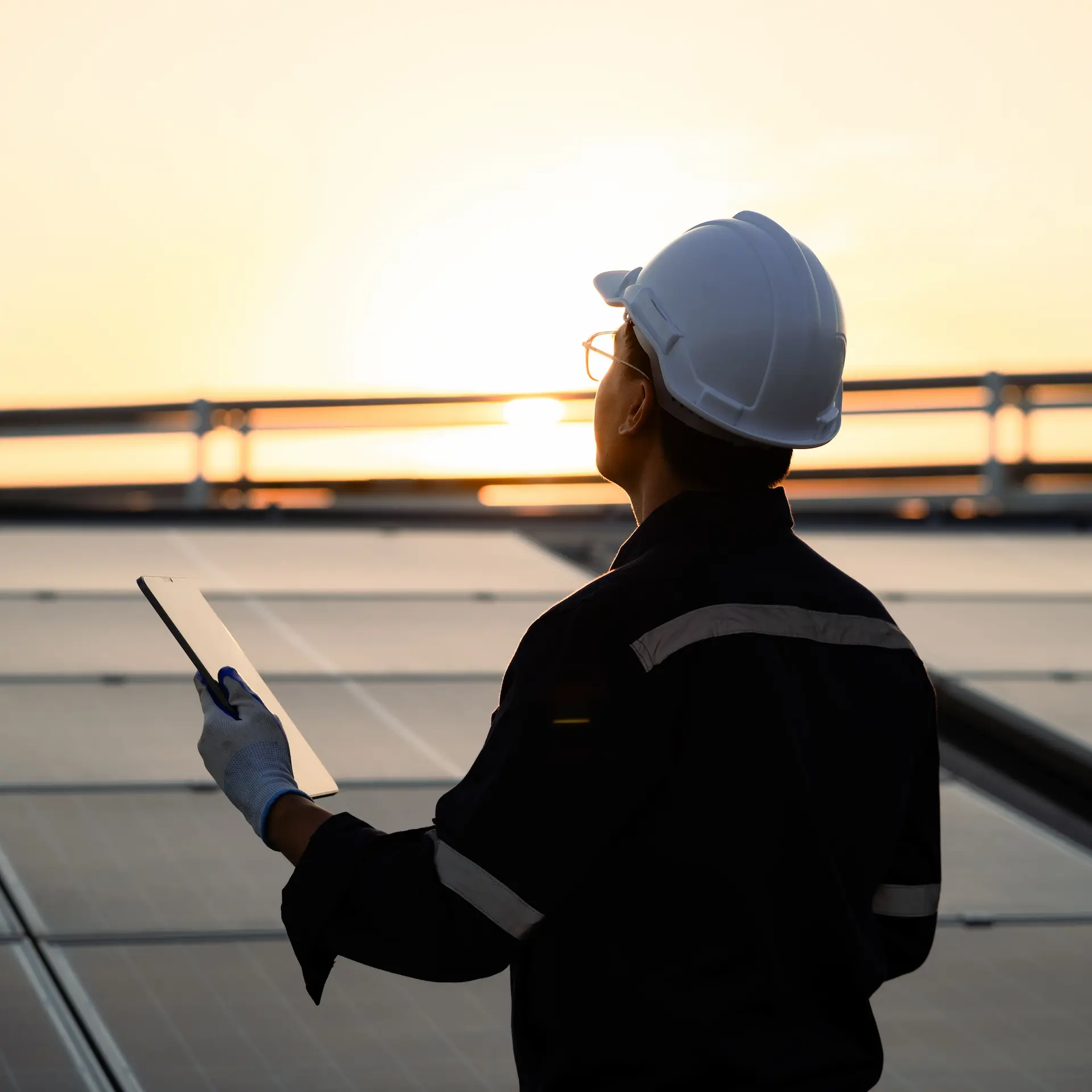 A solar technician is inspecting the usage reports of a commercial solar panel installation.