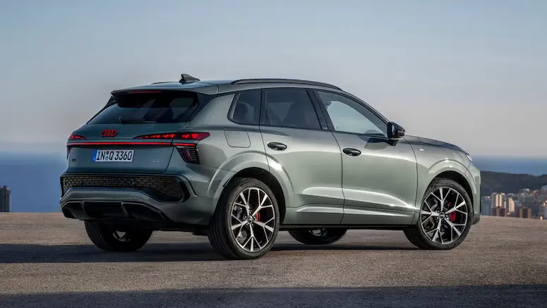 Next-gen Audi Q3 SUV, praised for its premium interior and ride quality.